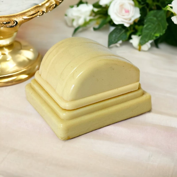 Vintage Art Deco Cream Celluloid Ring Presentation Box – Saveur du