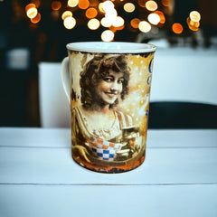 French Mug - Vintage Image Cafe Chicoree