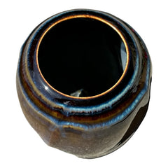 Vintage Bill Campbell Studios Multicolor Drip Glaze Swirl Vase 1990s | Fine Arts Collectible Ceramic Vase | Decorative Flower Holder