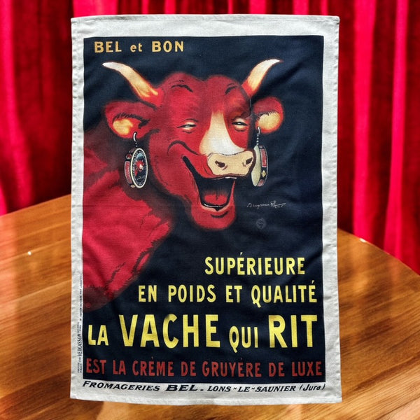 La Vache qui rit コットン100% 笑う牛 エプロン タブリエ La Vache qui rit コットン100% 笑う牛 エプロン タブリエ - メルカリ