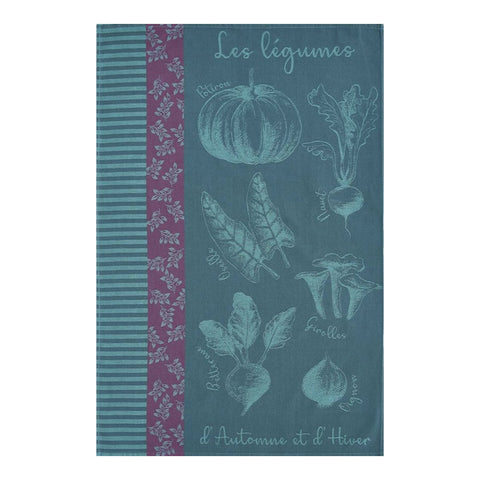 French Tea Towel - Potager d'Hiver - Coucke