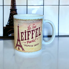 Paris Mug -  Vintage Eiffel Tower Image