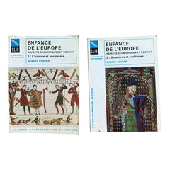Enfance de l’Europe — 2-Volume Set by Robert Fossier (1982)
