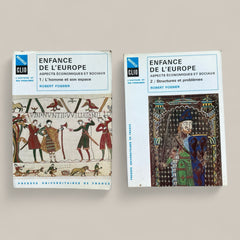 Enfance de l’Europe — 2-Volume Set by Robert Fossier (1982)