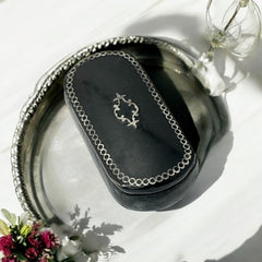 Antique French Napoleon III Lacquered Papier Mâché Collectible Snuff Box with Metal Inlay (1850-1870)