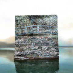 French Decorative Tapestry Cushion Cover | Monet Bridge | Art Lover Gift