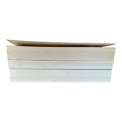 Three-volume set of 'Histoire du XXe Siècle' by Serge Bernstein and Pierre Milza, softcover French history books published by Hatier, shown with vintage wear and pencil markings.
