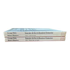 Histoire de la Civilisation Française — 2-Volume Scholarly Set (Duby & Mandrou)