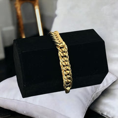 Vintage Napier 1980s Gold Plated Curb Link Chain Bracelet | 1986 "Tailored Collection" | Collectible Classic Jewelry