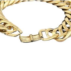 Vintage Napier 1980s Gold Plated Curb Link Chain Bracelet | 1986 "Tailored Collection" | Collectible Classic Jewelry