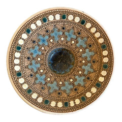 Rare Vintage French Studio Pottery Small Dish by Paul Dordet - Orientalist Style, 1950s-1960s | Collectible French Pottery | Gift Idea