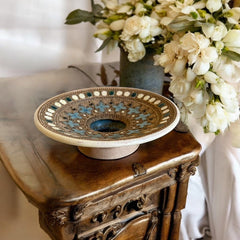 Rare Vintage French Studio Pottery Small Dish by Paul Dordet - Orientalist Style, 1950s-1960s | Collectible French Pottery | Gift Idea