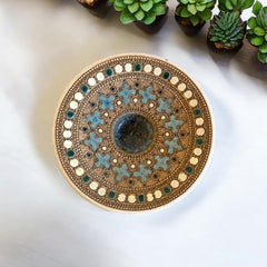 Rare Vintage French Studio Pottery Small Dish by Paul Dordet - Orientalist Style, 1950s-1960s | Collectible French Pottery | Gift Idea