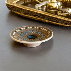 Rare Vintage French Studio Pottery Small Dish by Paul Dordet - Orientalist Style, 1950s-1960s | Collectible French Pottery | Gift Idea