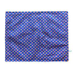 Provence Placemat - Olive Mimosa Blue - Coated Cotton