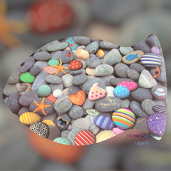 French Placemat Set of 2 - Fish & Sea Pebbles