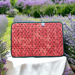 Provence Quilted Placemat - Tradition Rust Orange