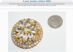Verified Juliana #1402 brooch from the Is it Juliana database