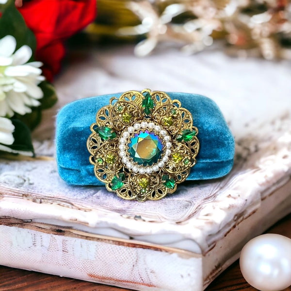 Vintage Crystal Pauw Ingelegd Strass Grote Broche vrouwen Jas Phoenix Pin Mode Kleding Accessoires Corsage Gift Vintage Crystal Pauw Ingelegd Strass Grote Broche vrouwen Jas Phoenix Pin Mode Kleding Accessoires Corsage Gift