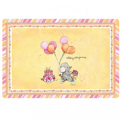 Melamine Set for Baby - Elephant (Plate, Bowl & Placemat)