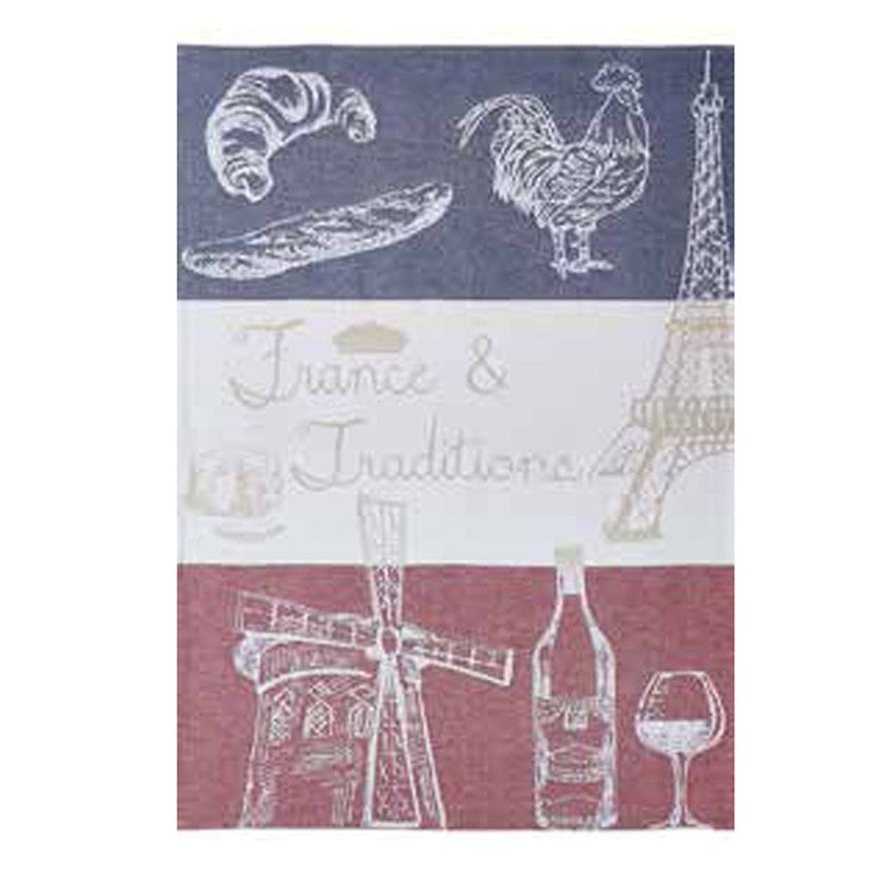 French Tea Towel - France & Traditions - Coucke