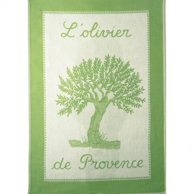 French Tea Towel - L'Olivier de Provence - Coucke
