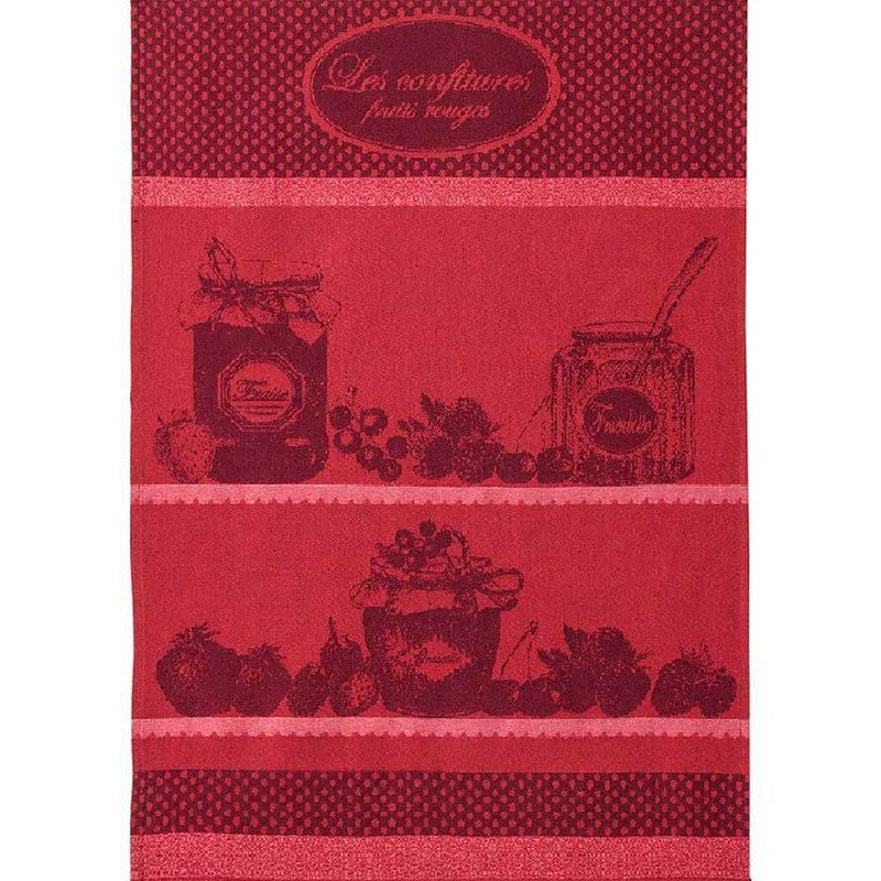 French Tea Towel - Les Confitures Fruits Rouges - Coucke