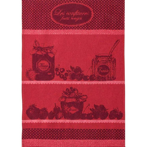 French Tea Towel - Les Confitures Fruits Rouges - Coucke