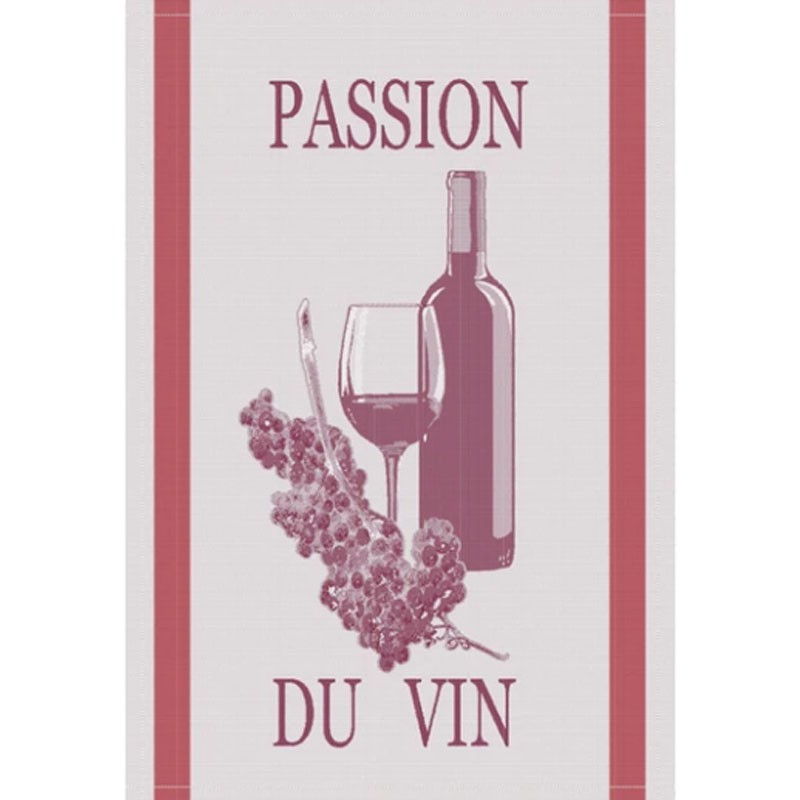 French Jacquard Tea Towel - Passion du Vin