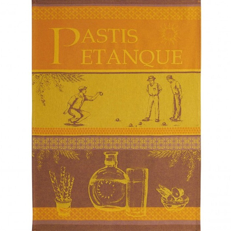 French Tea Towel - Pastis Petanque - Coucke