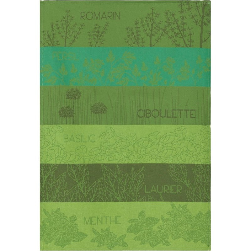 French Tea Towel - Herbes Aromatiques - Coucke