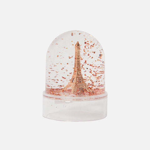 Paris Small Snow Globe - Eiffel Tower - Copper