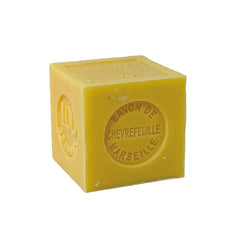 Mini Marseille soap with honeysuckle scent, crafted in France using traditional craftsmanship, 3.5 oz natural and biodegradable soap bar for sensitive skin.