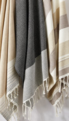 Fouta Towel/Throw - Large - Black Diamond