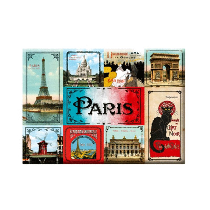 Buy Paris Magnets Online. Paris Monuments. Made in France