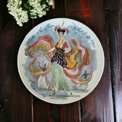 Vintage Limoges D'Arceau Limited Edition Albertine Decorative Plate