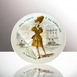 Vintage Limoges D'Arceau Limited Edition Helene Decorative Plate