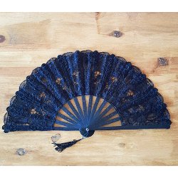 Decorative Fan - Black