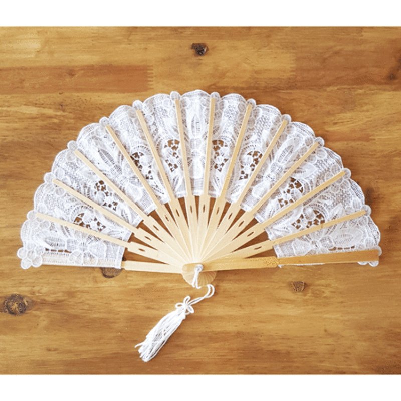 Decorative Fan - White <br>