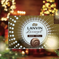 NESTLE-LANVIN Ballotin L'Escargot au Chocolat Noir 390g 