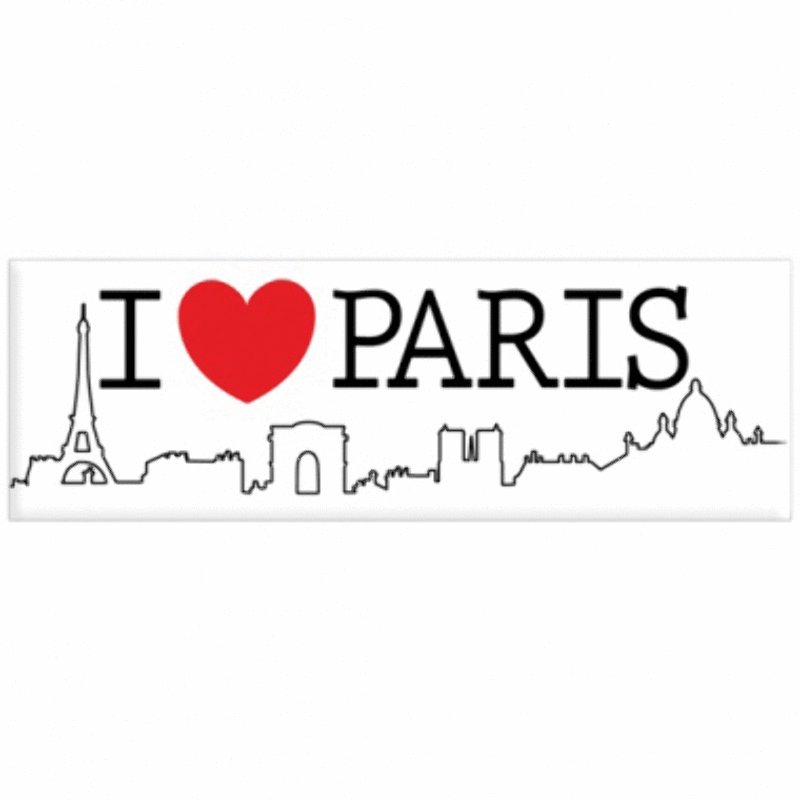 Buy Paris Magnets Online I Love Paris Made In France