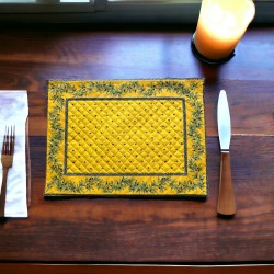 Provence Quilted Placemat - Olivette - Marat d'Avignon