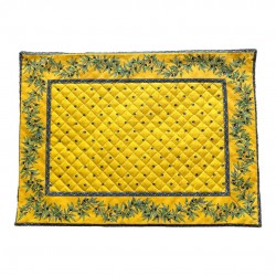 Provence Quilted Placemat - Olivette - Marat d'Avignon