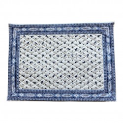 Provence Quilted Placemat - Tradition Blue & White - Marat d'Avignon