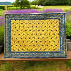 Provence Quilted Placemat - Tradition Yellow - Marat d'Avignon