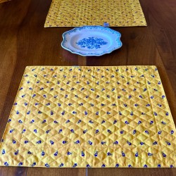 Provence Quilted Placemat - Tradition Yellow - Marat d'Avignon