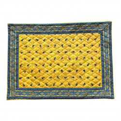 Provence Quilted Placemat - Tradition Yellow - Marat d'Avignon