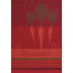French Dish Towel - Carottes - Coucke