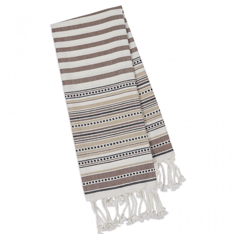 Hand Towel Foutas to Buy Online. Several Fouta Sizes, S and L. Small Fouta  Beige & Brown Stripes