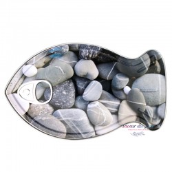 Fish Collectible Tin Box Pebble